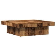 Vidaxl Konferenční stolek old wood 90 x 90 x 28 cm kompozitní dřevo