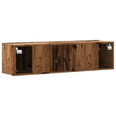 Vidaxl Nástěnná TV skříňka old wood 120 x 30 x 30 cm kompozitní dřevo