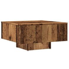 Vidaxl Konferenční stolek old wood 60 x 60 x 31,5 cm kompozitní dřevo