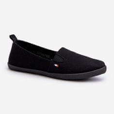 Dámské tenisové tenisky Slip-On Black velikost 38