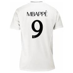 FotbalFans Tričko Real Madrid FC, Mbappé, bílé | XL