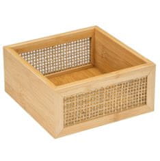 Wenko Organizér na kosmetiku ALLEGRE BAMBOO, 15 x 7 x 15 cm, bambus