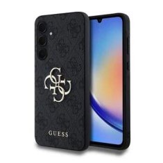 Guess hard kryt na Samsung Galaxy A35 5G Šedý 4G Big Metal Logo