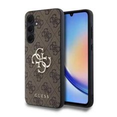 Guess hard kryt na Samsung Galaxy A35 5G Hnědý 4G Big Metal Logo