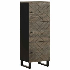 Vidaxl Skříň highboard černá 40x33x110 cm masivní mangovníkové dřevo