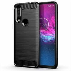 UNBRANDED BELINE CARBON CASE PRO HUAWEI Y6P BLACK/BLACK