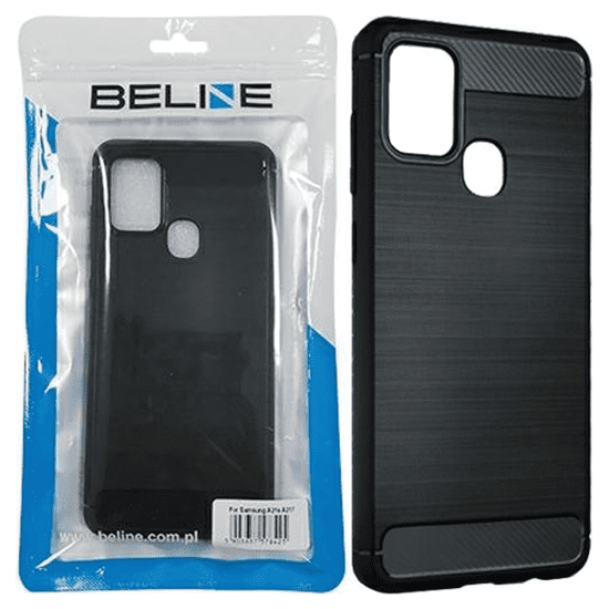 UNBRANDED BELINE CARBON CASE OPPO A15/A15S BLACK/BLACK