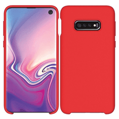 UNBRANDED SILIKONOVÉ POUZDRO BELINE PRO SAMSUNG S10 PLUS ČERVENÉ/ČERVENÉ