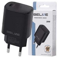 UNBRANDED BELINE ŁAD. SÍŤ. 1X USB-C 20W ČERNÁ (POUZE HLAVA) PD 3.0 BLNCB20