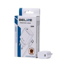 UNBRANDED BELINE ŁAD. SÍŤ. 1X USB-C 20W + USB-C KABEL BÍLÝ/BÍLÝ PD 3.0 BLNCW20C