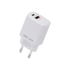 UNBRANDED BELINE ŁAD. SÍŤ. 1X USB-C + 1X USB 30W BÍLÝ (POUZE HLAVA) PD 3.0 + QC 3.0 BLN2CW30 GAN