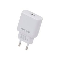 UNBRANDED BELINE ŁAD. SÍŤ. 1X USB-C 30W BÍLÝ (POUZE HLAVA) PD 3.0 BLNCW30 GAN