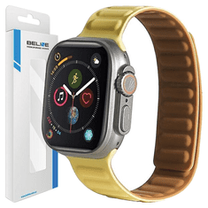 UNBRANDED MAGNETICKÝ PÁSEK BELINE APPLE WATCH 38/40/41 MM ŽLUTÝ/ŽLUTÝ