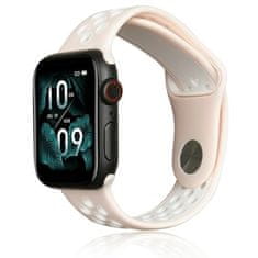 UNBRANDED BELINE APPLE WATCH SPORT SILIKONOVÝ ŘEMÍNEK 38/40/41 MM RŮŽOVÝ/RŮŽOVÝ