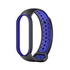 UNBRANDED PÁSEK BELINE DESIGN MI BAND 7/6/5 ČERNO-MODRÝ /ČERNO-MODRÝ