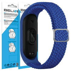 UNBRANDED BELINE MI BAND 3/4 TEXTILNÍ PÁSEK MODRÝ/NEBESKY MODRÝ