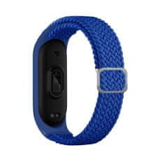 UNBRANDED BELINE MI BAND 3/4 TEXTILNÍ PÁSEK MODRÝ/NEBESKY MODRÝ