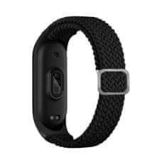 UNBRANDED TEXTILNÍ PÁSEK BELINE MI BAND 3/4 ČERNO/ČERNÝ