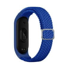 UNBRANDED BELINE MI BAND 7/6/5 TEXTILNÍ MODRO/MODRÝ PÁSEK