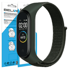 UNBRANDED PÁSEK BELINE MI BAND 7/6/5/4/3 NYLONLOOP ZELENÝ/ZELENÝ