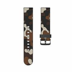 UNBRANDED ŘEMÍNEK K HODINKÁM BELINE 22MM CAMO PATTERN 2