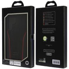 Audi ORIGINÁLNÍ KOŽENÉ POUZDRO AUDI MAGSAFE S24 ULTRA S928 ČERNO-ČERVENÉ/ČERNO-ČERVENÉ AU-TPUPCS24U-R8/D3-RD