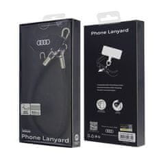 Audi AUDI UNIVERZÁLNÍ ŠŇŮRKA NA TELEFON 28CM 8MM ČERNÁ/ČERNÁ AU-HSL8-R8/D1-BK