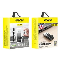 Awei AWEI ADAPTÉR CL-13 USB-C/USB-A ČERNÁ/ČERNÁ