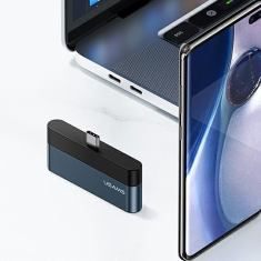 USAMS USAMS ADAPTÉR HUB USB 3.0/USB-C/MICRO SD ŠEDÁ/ŠEDÁ SJ491HUB01 (US-SJ491)