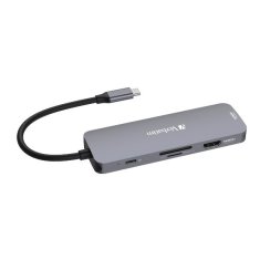 Verbatim ADAPTÉROVÝ ROZBOČOVAČ VERBATIM USB-C - 2XHDMI/ 3XUSB-A/SD/MICROSD/USB-C HLINÍK/HLINÍK 32151