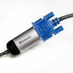 Verbatim ADAPTÉR VERBATIM USB-C - VGA HLINÍK/HLINÍK 49145