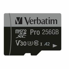 Verbatim VERBATIM 512GB MICROSD KARTA + ADAPTÉR PRO U3 ČERNÁ/ČERNÁ 47046