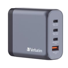 Verbatim VERBATIM GAN 200W SÍŤOVÁ NABÍJEČKA 3XUSB-C/USB-A + EU/UK/US GNC-200 ADAPTÉR 32204