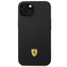 Ferrari FERRARI FEHCP14MSIBKK IPHONE 14 PLUS / 15 PLUS 6,7" ČERNO/ČERNÉ PEVNÉ POUZDRO SILIKONOVÉ KOVOVÉ LOGO