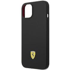 Ferrari FERRARI FEHCP14MSIBKK IPHONE 14 PLUS / 15 PLUS 6,7" ČERNO/ČERNÉ PEVNÉ POUZDRO SILIKONOVÉ KOVOVÉ LOGO