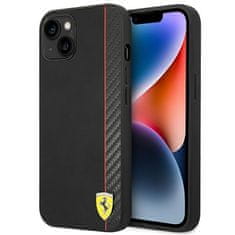 Ferrari FERRARI FEHCP14MAXBK IPHONE 14 PLUS / 15 PLUS 6,7" ČERNO/ČERNÉ PEVNÉ POUZDRO CARBON