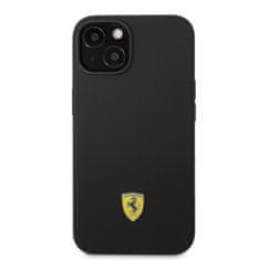 Ferrari FERRARI FEHMSIP14MBK IPHONE 14 PLUS / 15 PLUS 6,7" ČERNO/ČERNÉ PEVNÉ POUZDRO SILIKONOVÉ KOVOVÉ LOGO MAGSAFE