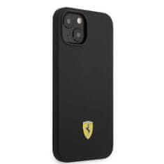 Ferrari FERRARI FEHMSIP14MBK IPHONE 14 PLUS / 15 PLUS 6,7" ČERNO/ČERNÉ PEVNÉ POUZDRO SILIKONOVÉ KOVOVÉ LOGO MAGSAFE