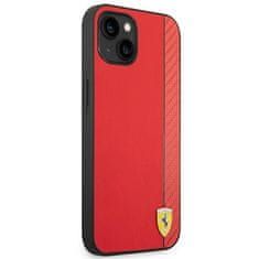 Ferrari FERRARI FEHCP14MAXRE IPHONE 14 PLUS / 15 PLUS 6,7" ČERVENÉ/ČERVENÉ PEVNÉ POUZDRO CARBON