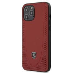 Ferrari FERRARI FEOGOHCP12LRE IPHONE 12 PRO MAX 6,7" ČERVENÝ/ČERVENÝ PEVNÝ OBAL OFF TRACK PERFOROVANÝ