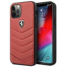 Ferrari FERRARI FEHQUHCP12MRE IPHONE 12/12 PRO ČERVENÝ/ČERVENÝ PEVNÝ OBAL OFF TRACK QUILTED