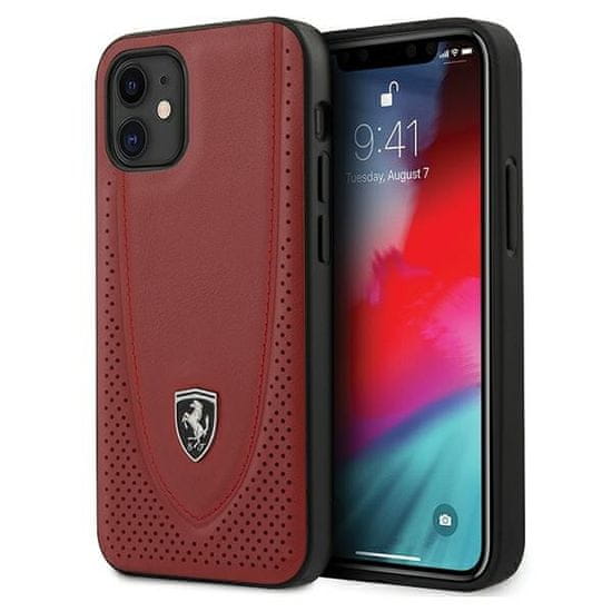 Ferrari FERRARI FEOGOHCP12SRE IPHONE 12 MINI 5,4" ČERVENÝ/ČERVENÝ PEVNÝ OBAL OFF TRACK PERFOROVANÝ