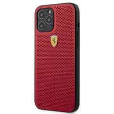 Ferrari FERRARI FESPEHCP12LRE IPHONE 12 PRO MAX 6,7" ČERVENÝ/ČERVENÝ PEVNÝ OBAL ON TRACK PERFOROVANÝ