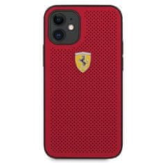 Ferrari FERRARI FESPEHCP12SRE IPHONE 12 MINI 5,4" ČERVENÝ/ČERVENÝ PEVNÝ OBAL ON TRACK PERFOROVANÝ