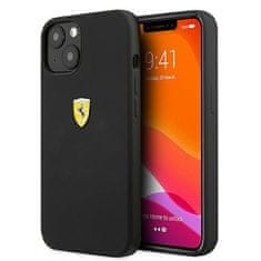 Ferrari FERRARI FESSIHCP13MBK IPHONE 13/14/15 6,1" ČERNÝ/ČERNÝ PEVNÝ SILIKONOVÝ OBAL