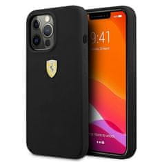 Ferrari FERRARI FESSIHCP13LBK IPHONE 13 PRO / 13 6,1" ČERNO/ČERNÉ PEVNÉ SILIKONOVÉ POUZDRO