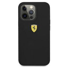 Ferrari FERRARI FESSIHCP13LBK IPHONE 13 PRO / 13 6,1" ČERNO/ČERNÉ PEVNÉ SILIKONOVÉ POUZDRO