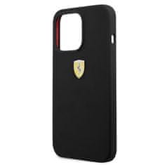 Ferrari FERRARI FESSIHCP13LBK IPHONE 13 PRO / 13 6,1" ČERNO/ČERNÉ PEVNÉ SILIKONOVÉ POUZDRO