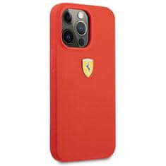 Ferrari FERRARI FESSIHCP13XRE IPHONE 13 PRO MAX 6,7" ČERVENÝ/ČERVENÝ PEVNÝ SILIKONOVÝ OBAL