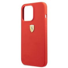 Ferrari FERRARI FESSIHCP13XRE IPHONE 13 PRO MAX 6,7" ČERVENÝ/ČERVENÝ PEVNÝ SILIKONOVÝ OBAL